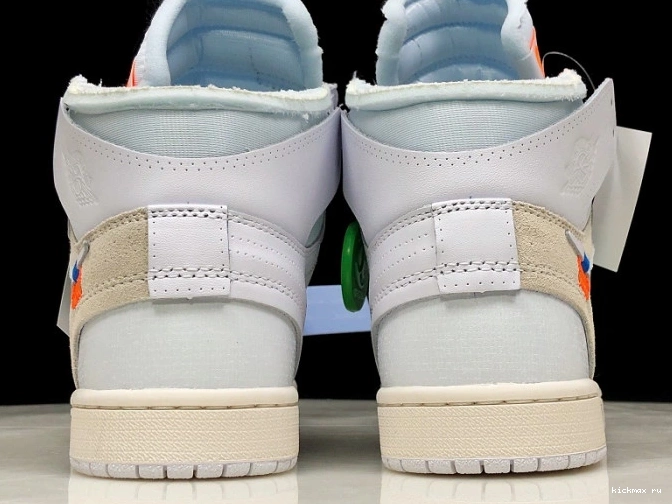 Rep Jordan AQ0818-100 White Retro High Air 1 Off-White 0816
